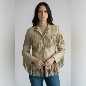 1950s/60s Broadmoor Fringe Beaded Eagle Jacket